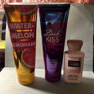 Bath & body works body cream & lotion